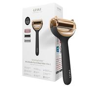 GESKE MicroNeedle Face & Body Roller | 9 in 1 | Derma Roller | SmartAppGuided™ | con quarzo rosa | Roller elettrico | Microaghi | Dispositivo per microneedling | Roller con microaghi
