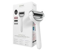 GESKE MicroNeedle Face & Body Roller | 9 in 1 | Derma Roller | SmartAppGuided™ | con quarzo rosa | Roller elettrico | Microaghi | Dispositivo per microneedling | Roller con microaghi