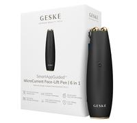 GESKE | Penna per lifting facciale a microcorrente SmartAppGuided™ | 6 in 1 | Strumenti per la cura della pelle | Dispositivo anti-età per il viso | Lifting facciale | Pelle giovane senza rughe