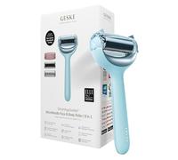 GESKE | Roller viso & corpo microaghi SmartAppGuided™ | 9 in 1 | Derma Roller | con quarzo rosa |Roller elettrico | Microaghi | Dispositivo per microneedling | Roller con microaghi