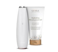 GESKE Set | MicroCurrent Face-Lift Pen 6-in-1 + Gel Detergente | SmartAppGuided™ Lifting Facciale Zona-Specifica | Penna Precisione + Gel Detergente | Aloe Vera, Glicerina e Provitamina B5