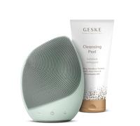 GESKE Set | Sonic Facial Brush 5-in-1 + Peeling Detergente | Deep | SmartAppGuided™ Pulizia Profonda Sonica + Peeling | Spazzola 8.500/min + Granuli Bambù, Aloe Vera e Vitamina B5