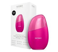 GESKE SmartAppGuided™ Cool & Warm Eye & Face Massager | 7 in 1 | Multi-massaggio | Viso/collo | Raffredda/riscalda senza batteria | Rassoda, rilassa, sgonfia | Eye-Nose Area Targeted Design