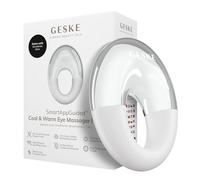 GESKE SmartAppGuided™ Cool & Warm Eye Massager | 7 in 1 | Massaggiatore multifunzione | Occhi/viso | Raffredda/riscalda senza batteria | Rassoda, rilassa e sgonfia | Pratico design ad anello