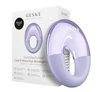 GESKE SmartAppGuided™ Cool & Warm Eye Massager | 7 in 1 | Massaggiatore multifunzione | Occhi/viso | Raffredda/riscalda senza batteria | Rassoda, rilassa e sgonfia | Pratico design ad anello