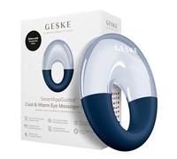 GESKE SmartAppGuided™ Cool & Warm Eye Massager | 7 in 1 | Massaggiatore multifunzione | Occhi/viso | Raffredda/riscalda senza batteria | Rassoda, rilassa e sgonfia | Pratico design ad anello