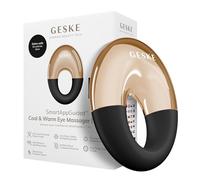 GESKE SmartAppGuided™ Cool & Warm Eye Massager | 7 in 1 | Massaggiatore multifunzione | Occhi/viso | Raffredda/riscalda senza batteria | Rassoda, rilassa e sgonfia | Pratico design ad anello