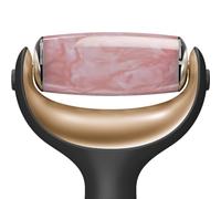 GESKE Testina in quarzo rosa per MicroNeedle Face & Body Roller | SmartAppGuided™ | 9 in 1 | Derma Roller | Accessorio per microneedling disintossicante antietà | Rigenera e illumina