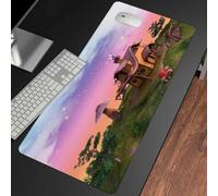 Gesmatic Grande tappetino per mouse da gioco, antiscivolo, impermeabile, facile da pulire, tappetino da scrivania per computer portatile, tappetino da scrittura, tappetino da favola Land Fantasy