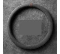 GESMOS Protezione Volante Copertura Volante Auto Copertura per Coprivolante per Tutte Le Stagioni Coprivolante Automatico Traspirante Rotondo A Forma di D Antiscivolo Ultra Sottile(Red-Circle)