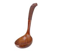 Gesotto curvo lungo giapponese cucchiaio grande rotondo di cucina in legno cucina cucina cucina che mescola strumento da portata per zuppa calda riso curry curry e nanmu eco (Tipo 1)