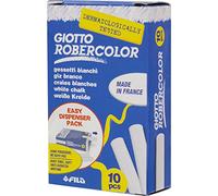 Gessetti Robercolor - lunghezza 80mm con diametro 10mm - bianco - Giotto - Scato