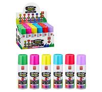 Gessetti spray per marcatura, 6 colori, solubili in acqua (1 set da 24 gessetti spray)
