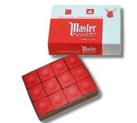 Gessetto da Biliardo Gesso Master Rosso 12 Pezzo