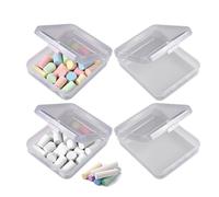 Gessetto organizer per la scuola, contenitore per insegnanti, organizer trasparente, accessorio per lezioni, aule, università, sala studio