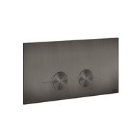 Gessi 316 Plaque de fixation pour Viega Prevista, 54621707, 54621707, Colorazione: Metallo nero spazzolato PVD