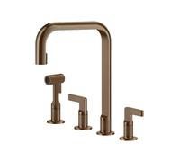 Gessi 58703.708 Rubinetto cucina con doccetta - rame spazzolato