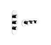 Gessi Anello, kit prêt à lemploi avec 3/4- ou 5 prises à commande individuelle, 43072149, 43072149, Colorazione: Ottica Finox