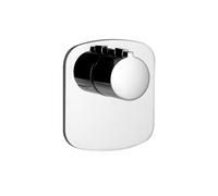 Gessi Anello, kit prêt à monter pour thermostat encastré 3/4 haute performance, 43256706, 43256706, Colorazione: Metallo nero PVD