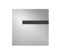 Gessi Binario, module de brumisation 200x200 mm avec installation EASY-Fix pour la commande numérique par écran tactile, 61135735, 61135735, Colorazione: Bronzo caldo PVD