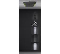 Gessi Colour, système d'installation de douche multifonctionnel, 505x505 mm, type de jet pluie, brouillard, lame de fond, effet lumineux inclus, 57927238, 57927238