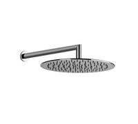 Gessi Emporio Douche de tête anticalcaire ronde, diamètre 300mm avec articulation et bras mural, longueur 347mm, 47257238, 47257238