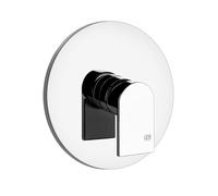 Gessi Emporio Via Manzoni Mitigeur monocommande prêt à poser, sans inverseur, pour baignoire/douche, pour corps encastré, une sortie, 44636299, 44636299, Colorazione: Nero XL