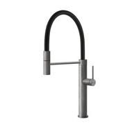 Gessi GESSI 316 Semiprofessionale Matte Black - 60014#299 Miscelatore Lavello | Doccetta estraibile, Finitura nero opaco, Canna girevole