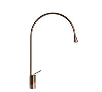 Gessi Goccia mitigeur monocommande de lavabo version haute, avec rayon du bec 197 mm, sans vidage, saillie 387mm, bec pivotant à 360°, 33606123, 33606123, Colorazione: Rame GHRC