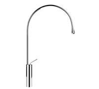 Gessi Goccia mitigeur monocommande de lavabo version haute, avec rayon du bec 197 mm, sans vidage, saillie 387mm, angle de rotation personnalisable, 33811031, 33811031, Colorazione: cromo