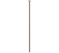 Gessi Habito Bec déverseur pour lavabo, pour capteur de mitigeur séparé, saillie à préciser (151-1901mm), montage au plafond, 63499708, 63499708, Colorazione: Rame spazzolato PVD