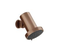 Gessi Habito Douche de tête anticalcaire avec articulation, orientable, pluie, pluie douce et massage, montage mural, FLESSA, 57249708, 57249708, Colorazione: Rame spazzolato PVD