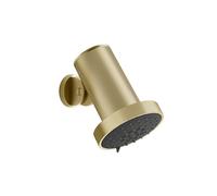 Gessi Habito Douche de tête anticalcaire avec articulation, pluie, montage mural, DIAMANTATO, 57273727, 57273727, Colorazione: Ottone spazzolato PVD