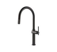 Gessi HABITO Estraibile Black Metal Brushed PVD - 60672#707 Miscelatore Lavello | Finitura Black Metal spazzolato, Bocca estraibile, Monocomando