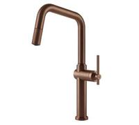 Gessi HABITO Estraibile Copper Brushed PVD - 60652#708 Miscelatore Lavello | Finitura rame spazzolato, Bocca estraibile, Monocomando