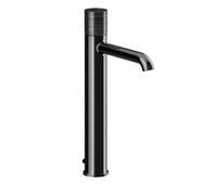 Gessi Habito Mitigeur de lavabo, version haute, avec garniture découlement, saillie 164mm, TRAME, 70303706, 70303706, Colorazione: Metallo nero PVD