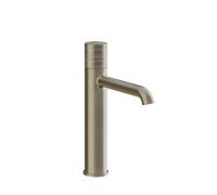 Gessi Habito Mitigeur de lavabo, version moyenne, sans garniture découlement, saillie 164mm, TRAME, 70306149, 70306149, Colorazione: Ottica Finox