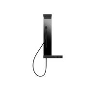 Gessi HI-FI, combinaison de douche pour montage mural en surface avec thermostat, 3 fonctions, 63041710, 63041710, Colorazione: Ottone PVD