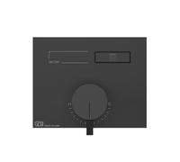 Gessi HI-FI, kit prêt à lemploi pour mitigeur monocommande encastré 1/2 avec commande par bouton-poussoir pour installation horizontale uniquement, 1 sortie, 63061187, 63061187, Colorazione: Bronzo an