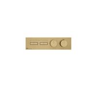 Gessi HI-FI, kit prêt à monter pour thermostat encastré 3/4 haute performance avec commande par bouton-poussoir pour montage horizontal uniquement, 2 sorties séparées, 63012727, 63012727, Colorazione:
