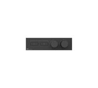 Gessi HI-FI, kit prêt à monter pour thermostat encastré 3/4 haute performance avec commande par bouton-poussoir pour montage horizontal uniquement, 2 sorties séparées, 63012299, 63012299, Colorazione: