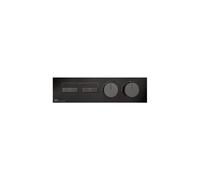 Gessi HI-FI, kit prêt à monter pour thermostat encastré 3/4 haute performance avec commande par bouton-poussoir pour montage horizontal uniquement, 2 sorties séparées, 63012706, 63012706, Colorazione: