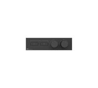 Gessi HI-FI, kit prêt à monter pour thermostat encastré 3/4 haute performance avec commande par bouton-poussoir pour montage horizontal uniquement, 2 sorties séparées, 63012713, 63012713, Colorazione: