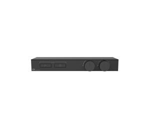 Gessi HI-FI, kit prêt à monter pour thermostat haute performance 3/4, commande par bouton-poussoir, tablette, verre de sécurité trempé, montage horizontal, 2 sorties séparées, 63022726, 63022726, Colo