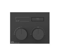 Gessi HI-FI, set prêt à monter Thermostat encastré avec commande par bouton-poussoir avec 1 sortie, 63002735, 63002735, Colorazione: Bronzo caldo PVD