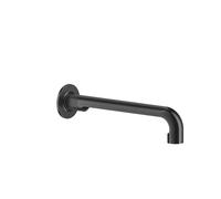 Gessi Inciso bec de lavabo mural avec un raccord 1/2, pour mitigeur monocommande/sensor séparé, saillie 255 mm, 58101299, 58101299, Colorazione: Nero XL