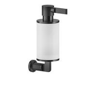 Gessi Inciso distributeur de savon pour montage mural, récipient blanc mat, 58513710, 58513710, Colorazione: Ottone PVD