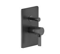 Gessi Inciso Douche Set de montage final, Mitigeur monocommandé avec inverseur automatique pour UPK 44673, 58079713, 58079713, Colorazione: Ottone antico