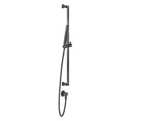 Gessi Inciso ensemble de barres de douche 800 mm, avec raccord mural coudé 1/2, douche anticalcaire et flexible 1500 mm Support de douche non orientable, 58142187, 58142187, Colorazione: Bronzo antico