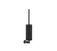 Gessi Inciso ensemble de brosses de toilette pour montage mural, récipient noir mat, 58520726, 58520726, Colorazione: Bronzo caldo spazzolato PVD